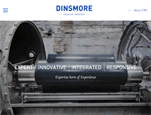 Tablet Screenshot of dinsmore.co.uk
